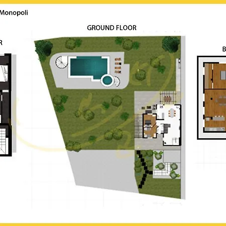 Td Ponente Luxury With Sea View Pool 모노폴리